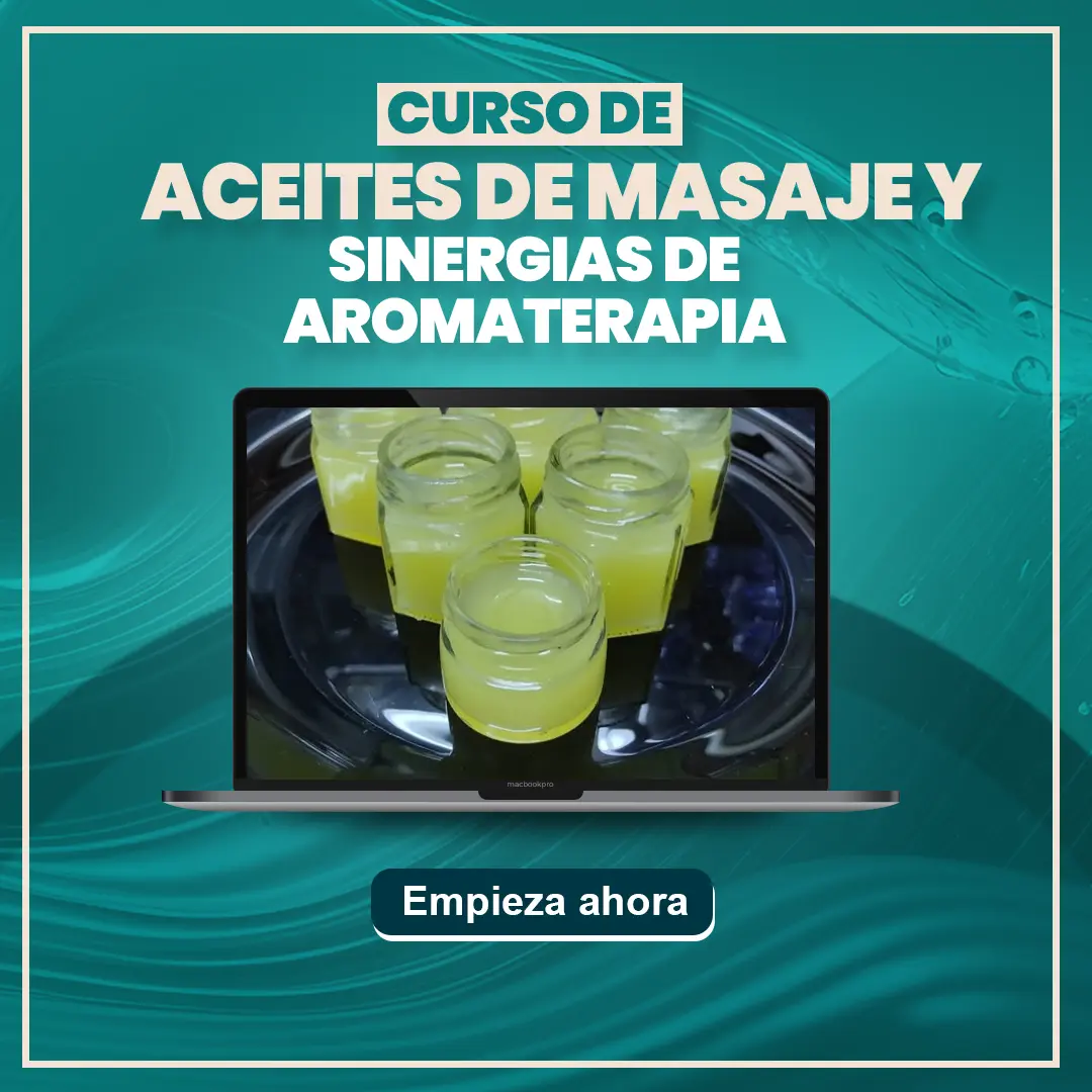 Curso de aceites de masaje y sinergias de Aromaterapia